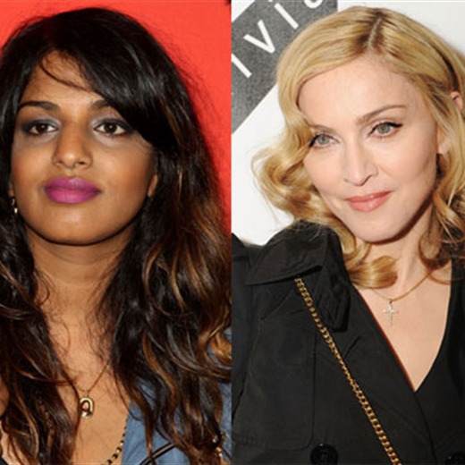 ¿Madonna con MIA en estudio de grabación?