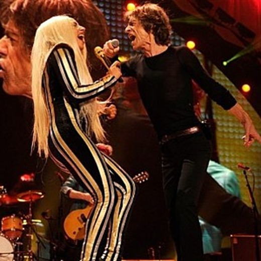 Así fue el dueto de Lady Gaga y los Rolling Stones