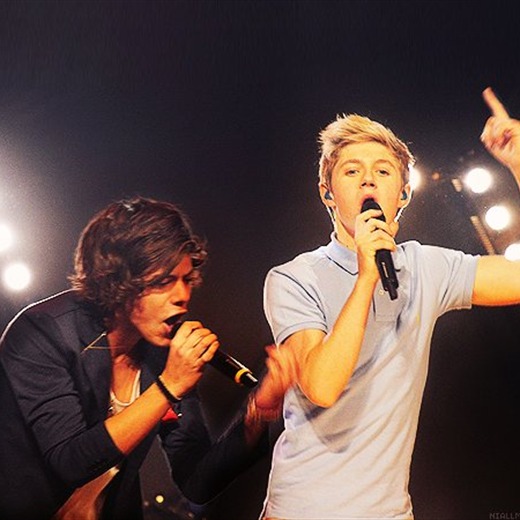 Harry Styles y Niall Horan se divierten de paseo