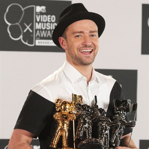 Justin Timberlake triunfa en los MTV Video Music Awards y se luce en su presentación