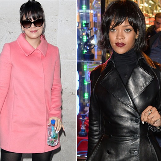 Rihanna y Lily Allen: buenas amigas