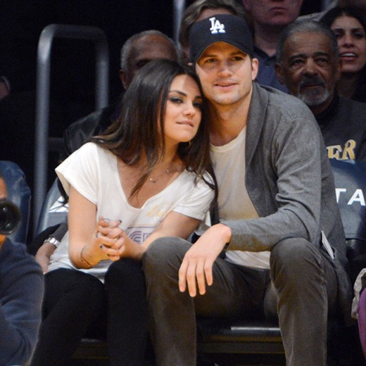 Mila Kunis y Ashton Kutcher juntos en