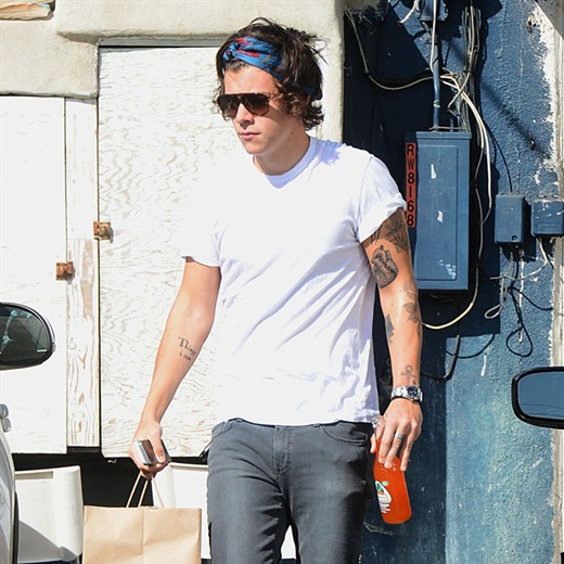 Harry Styles come helado de pudin navideño durante todo el año