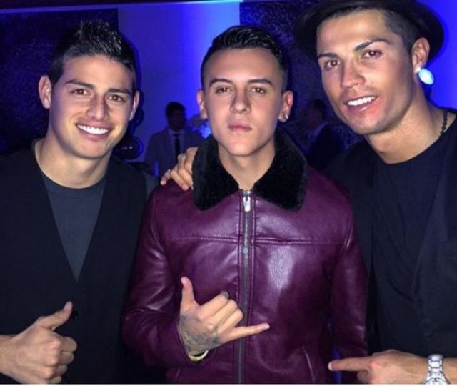 Ronaldo y James se van de fiesta con Kevin Roldán Ronaldo y James se van de fiesta con Kevin Roldán