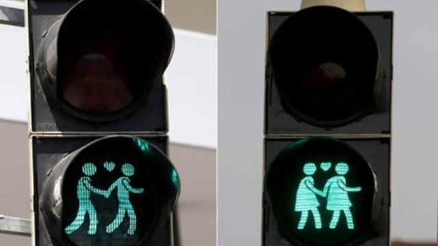 Viena tiene semáforos gay