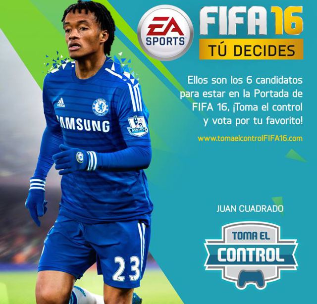 Cuadrado podría ser la imagen de la portada de FIFA 16