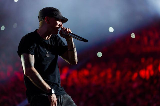 Eminen sorprende con ocho minutos de freestyle sobre celebridades