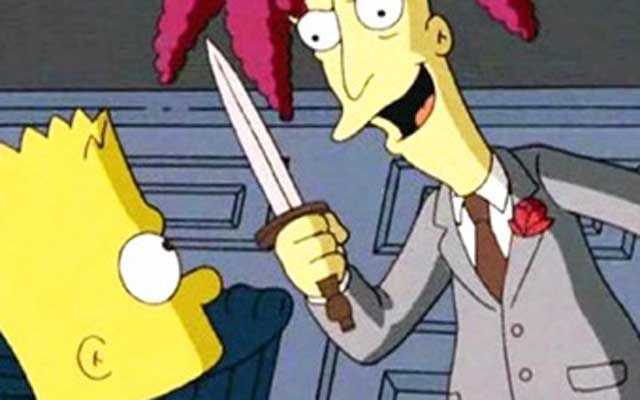 Bob Patiño lo logró, mató a Bart Simpson