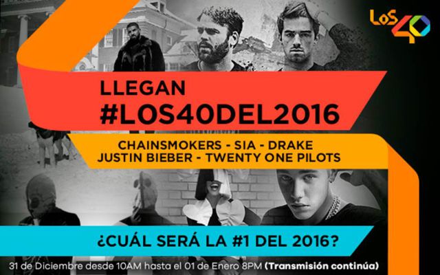 Listado oficial de Las 40 canciones más importantes del año