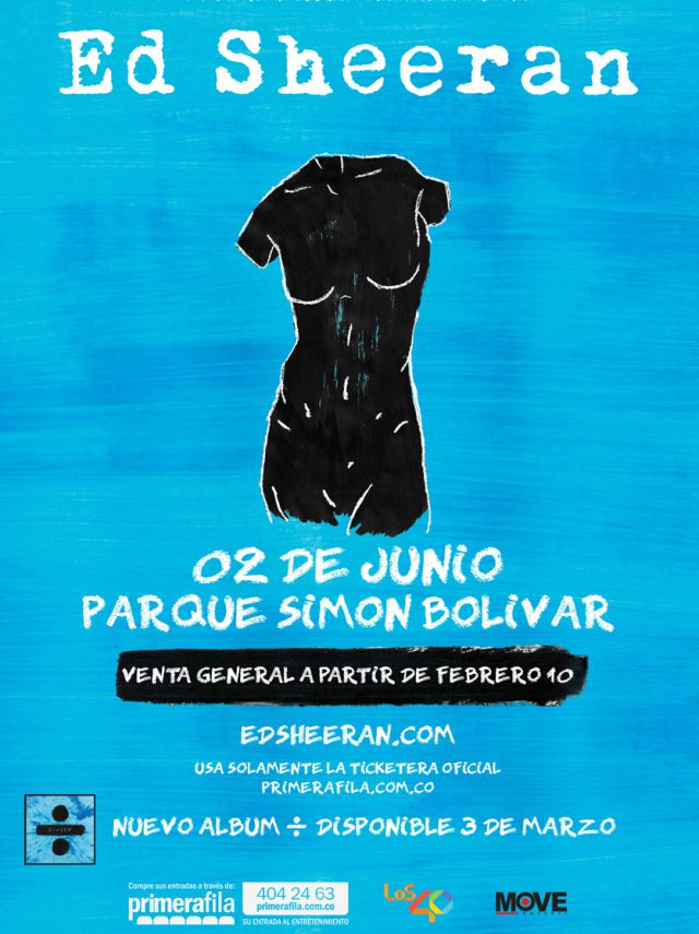 Concierto Ed Sheeran: Precios y boletería Concierto Ed Sheeran: Precios y boletería