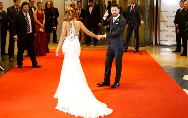 Messi donó snacks y bebidas que sobraron de su boda