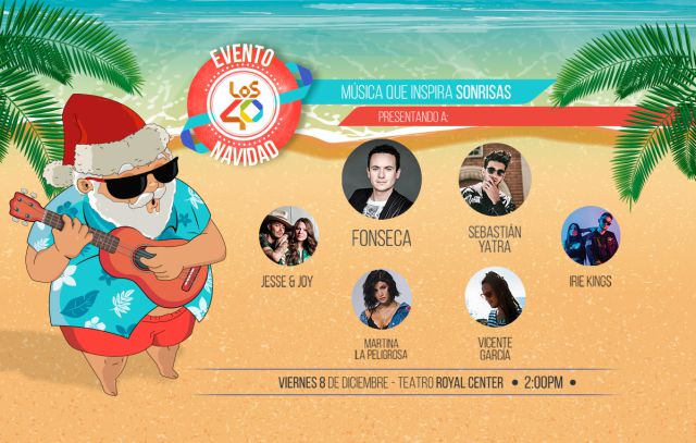 Regresa el Evento LOS40 de Navidad, música que inspira sonrisas Regresa el Evento LOS40 de Navidad, música que inspira sonrisas