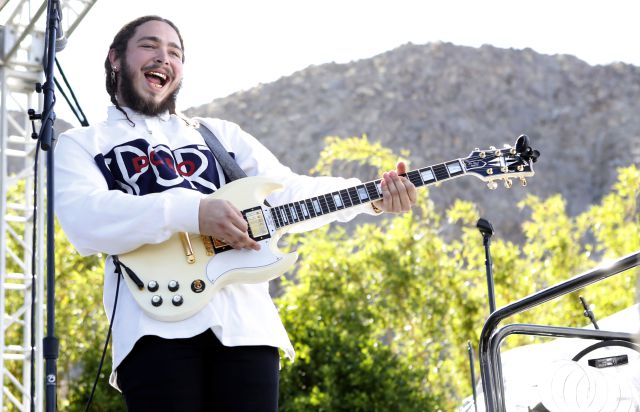 Post Malone llega con sus éxitos a Coachella 2018