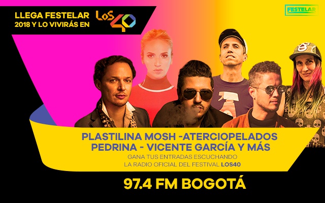 LOS40 te lleva a Festelar 2018 este 19 de mayo.