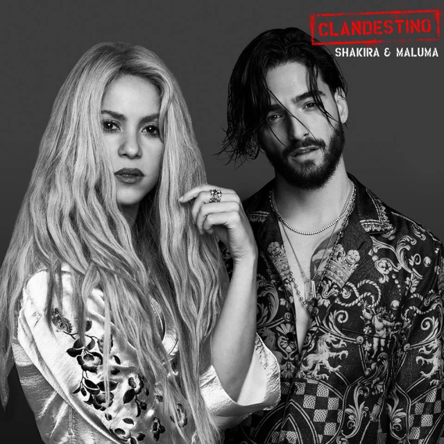 Shakira y Maluma presentan gifs de lo que será su video para 'Clandestino'