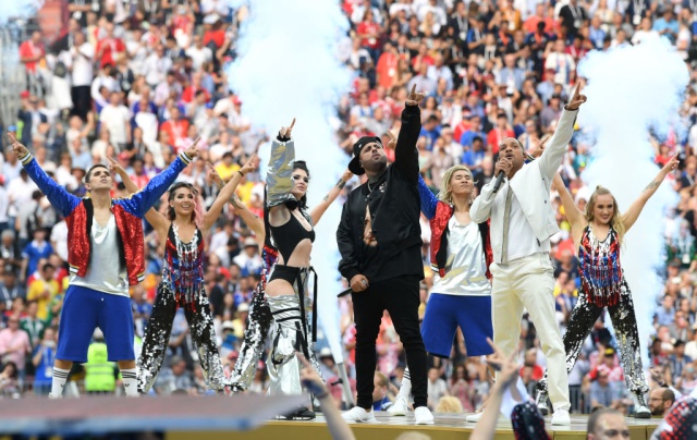 El gesto de Nicky Jam con J Balvin en su presentación en la final del mundial