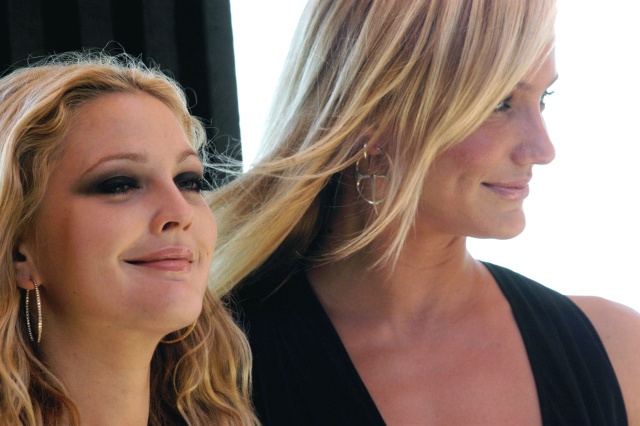 Drew Barrymore y Cameron Díaz juntas al natural.