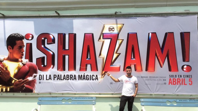 Así vivió Andrés Ramírez la premier de Shazam