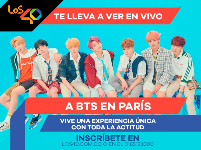 BTS y LOS40 te llevan a Paris
