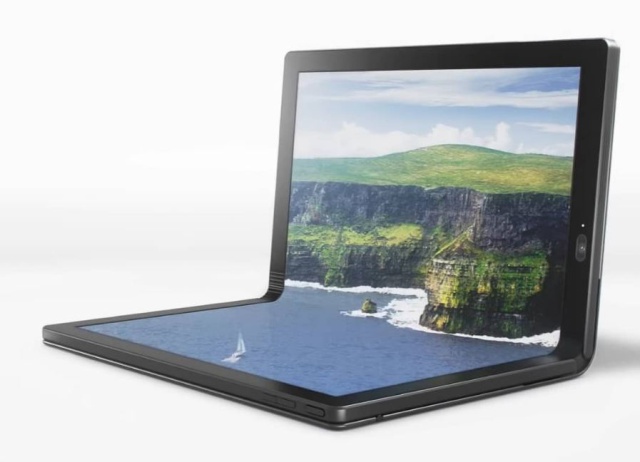 Lenovo lanzará su primer portátil con pantalla plegable en 2020