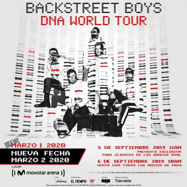 Backstret Boys anuncian nueva fecha en Colombia
