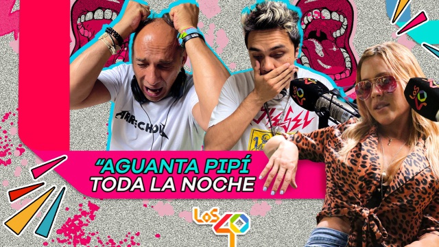 Natalia París con Julio y Motta en LOS40