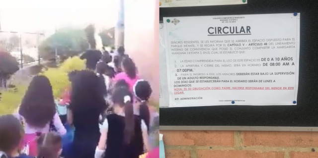Niños que protestaron por un parque infantil logran su objetivo