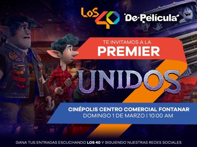 LOS40 te lleva a la premier de Unidos