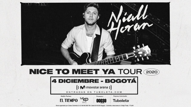 Niall Horan estará en Colombia con ‘NICE TO MEET YA’ Tour