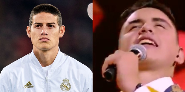 James Rodríguez tendría un doble que es crack... cantando rancheras