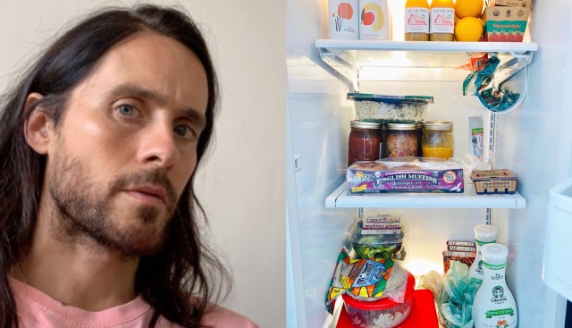Jared Leto enseña lo que tiene en la nevera y quiere ver lo que hay en las nuestras