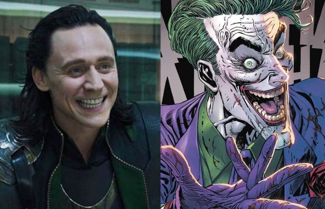 Revelan el look de Tom Hiddleston (Loki) si fuera el Joker en The Batman