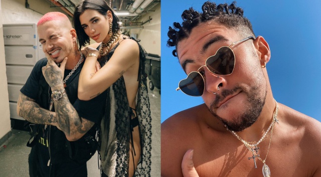Filtran colaboración entre Dua Lipa, Bad Bunny y J Balvin