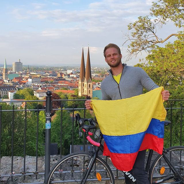 Dominic Fabián Wolf, el alemán que se enamoró de Colombia