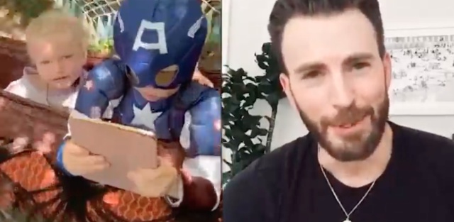 Chris Evans envía un emotivo mensaje al niño héroe