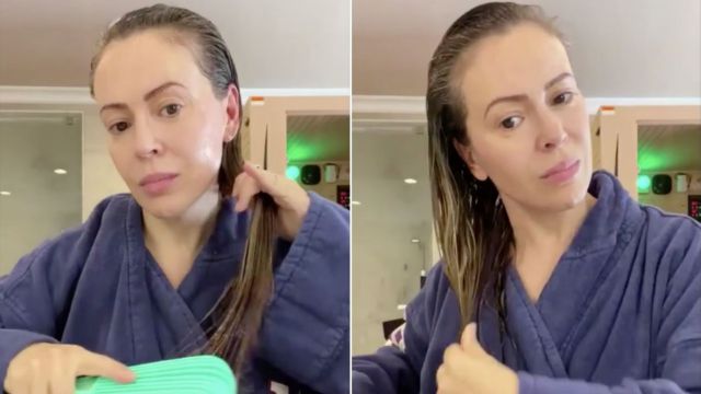 Actriz con coronavirus muestra en video cómo se le cae el cabello