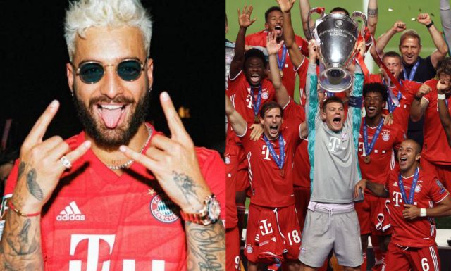 El Bayern Múnich celebra su título cantando Hawái de Maluma