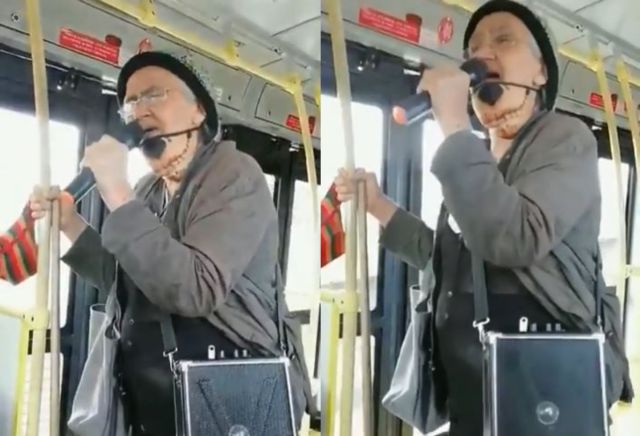 La ‘Abuela rapera’ que se tomó TransMilenio con sus canciones