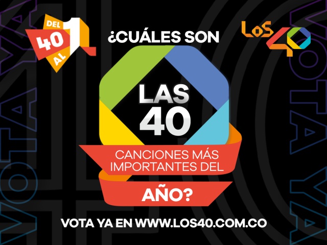 Tú eliges las 40 canciones más importantes del año