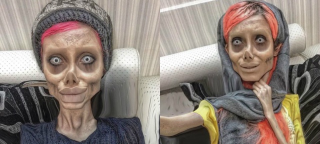 La ‘Angelina Jolie iraní’ salió de la cárcel y dejó ver su verdadero rostro