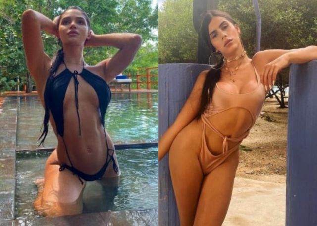 Mara Cifuentes y Bella Castiblanco se dan un beso en la boca