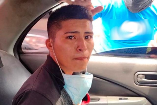 Ladrón que fue capturado rompe en llanto y pide que llamen a su mamá