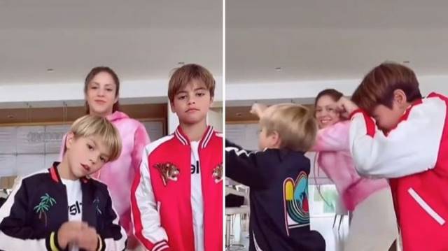 Shakira y sus hijos se unen al ‘In Da Getto Challenge’ de J Balvin