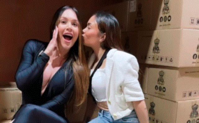 “Cumplí mi sueño”: Epa Colombia besó en la boca a Lina Tejeiro