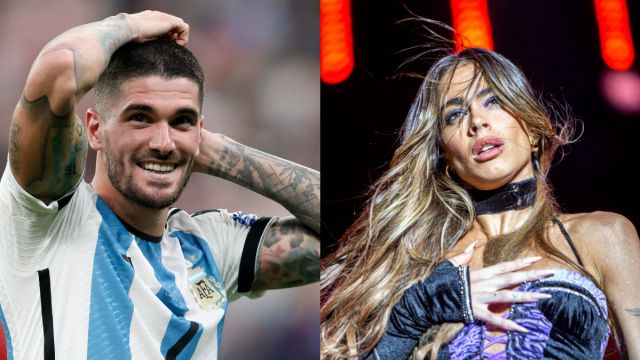 Rodrigo De Paul compartió foto inédita con Tini; ¡El amor está a flor de piel!