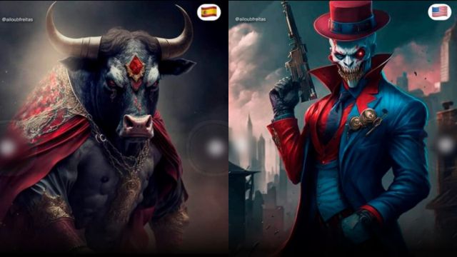 Así se verían algunos países si fueran villanos; parecen sacados de una película de terror