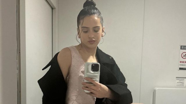 “Tápate que se te va a ver una”, a Rosalía por publicar una sensual fotografía sin sostén