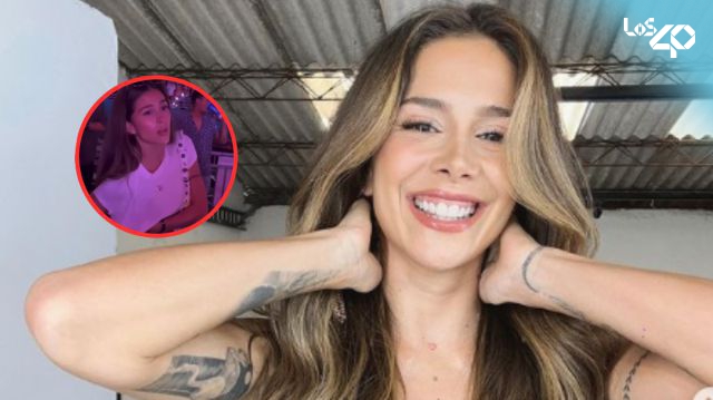 Greeicy Rendón se aplica desodorante mientras baila, porque