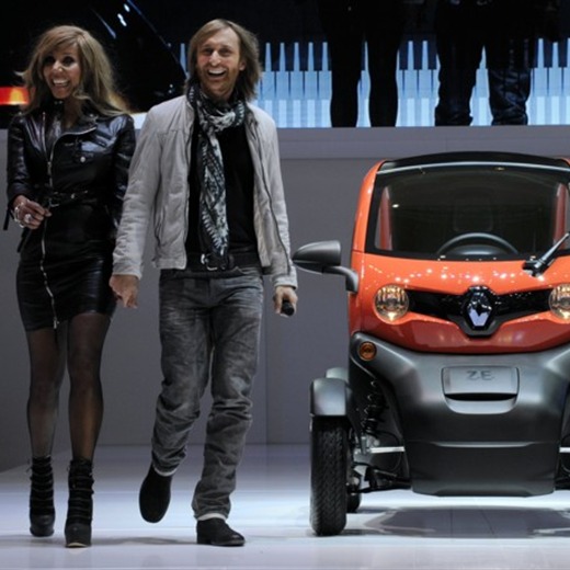 David Guetta presenta el 'Renault Twizy' en París