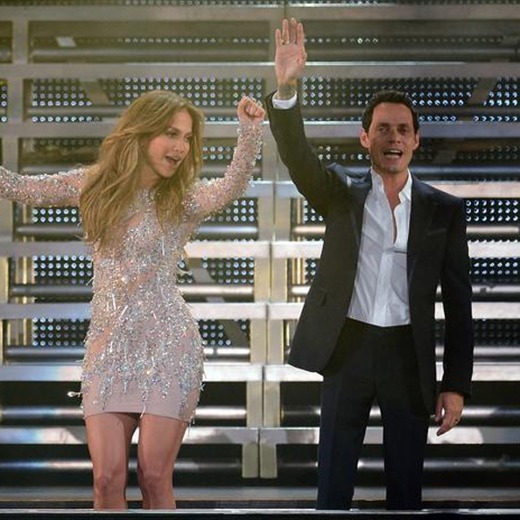 Jennifer Lopez invita a Marc Anthony en el cierre de su gira